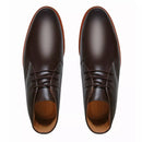 BOTA DERBY MASCULINA CASUAL EM COURO MARROM - CAFE