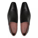 SAPATO MOCASSIM MASCULINO SOCIAL EM COURO PRETO COM CONFORTO