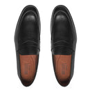 SAPATO LOAFER MASCULINO SOCIAL EM COURO PRETO COM CONFORTO - BLACK