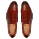 SAPATO LOAFER MASCULINO SOCIAL EM COURO MARROM - MOOCA